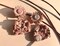 Glazed Terracotta polymer clay floral sunflower earrings, fall earrings, frosted terra cotta, floral textured earrings, modern earrings product 5